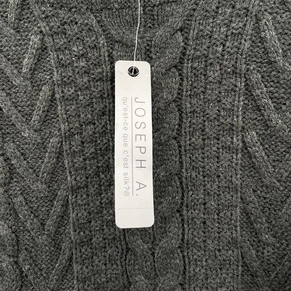 Joseph A Womens Chunky Knit Thumb Hole Pullover Sweater - Picture 4 of 9